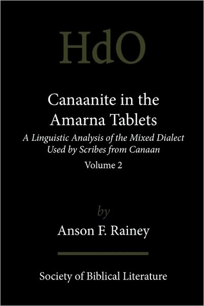 Canaanite In The Amarna Tablets