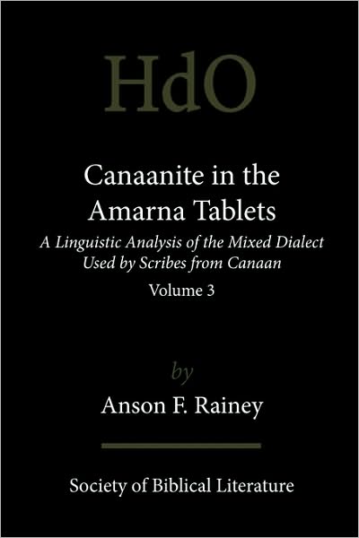 Canaanite In The Amarna Tablets