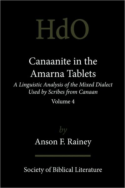 Canaanite In The Amarna Tablets