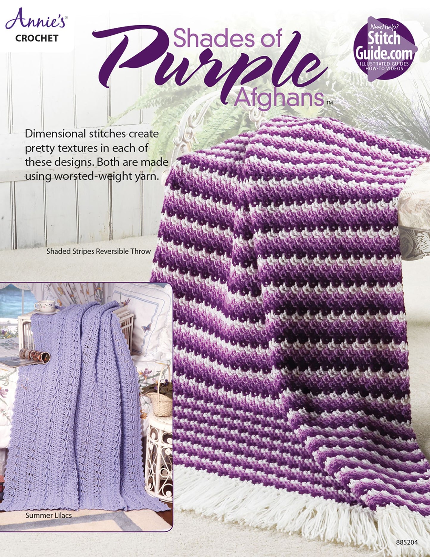 Shades of Purple Afghans