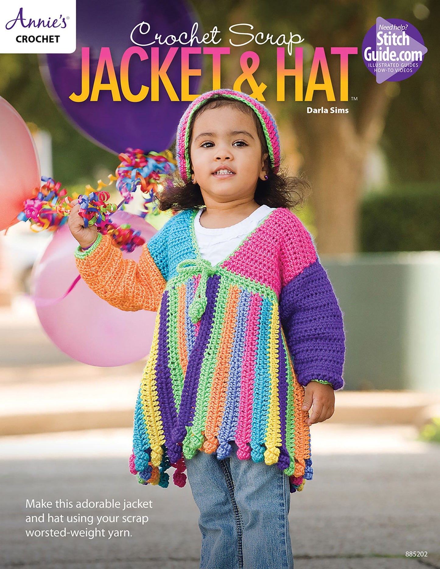 Crochet Scrap Jacket and Hat
