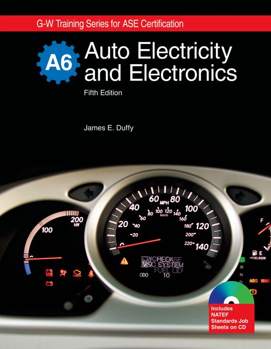 Auto Electricity and Electronics, A6 : Textbook W/ Job Sheets on Cd