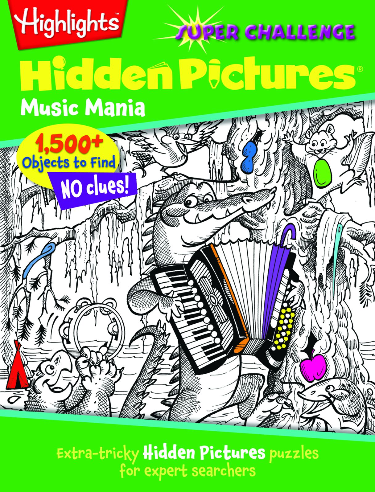 Music Mania (Super Challenge Hidden Pictures Series)