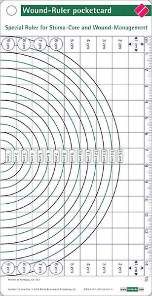 Wound Ruler Pocketcard: Special Ruler for Stoma-Care and Wound-Management