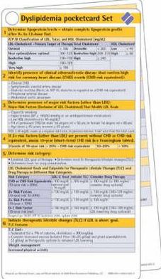 Dyslipidemia Pocketcard Set