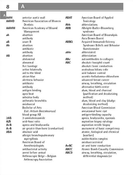 Medical Abbreviations - Pocket
