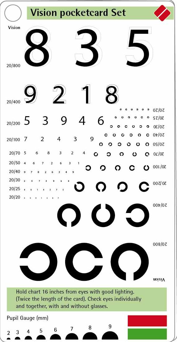 Vision pocketcard Set of 2