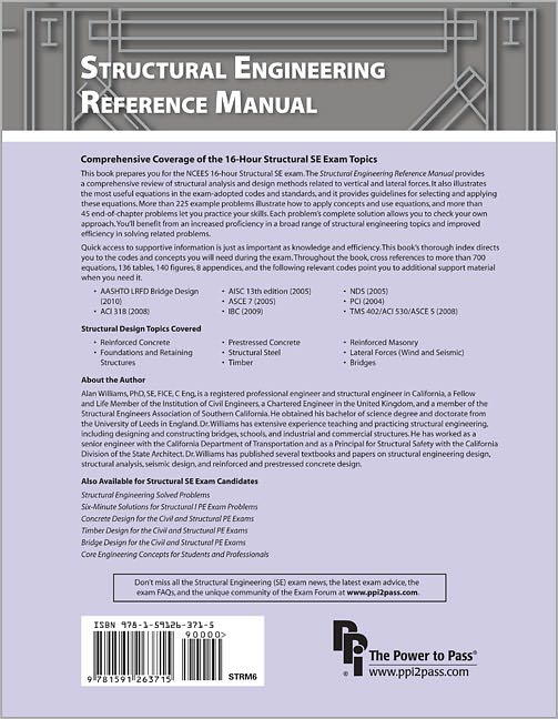 Structural Engineering Reference Manual
