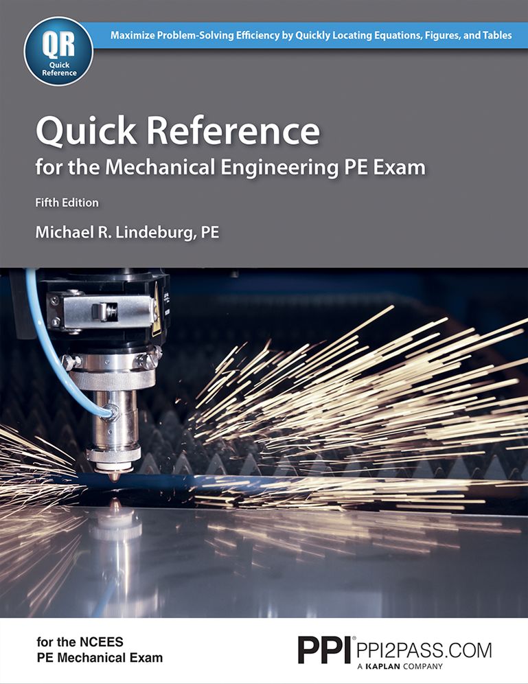 Quick Reference for the Mechanical Engineering PE Exam