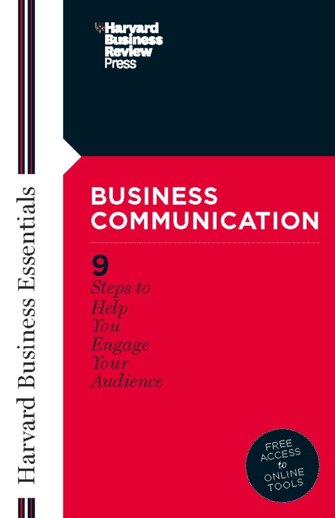 Business Communication (Harvard Business Essentials Series)