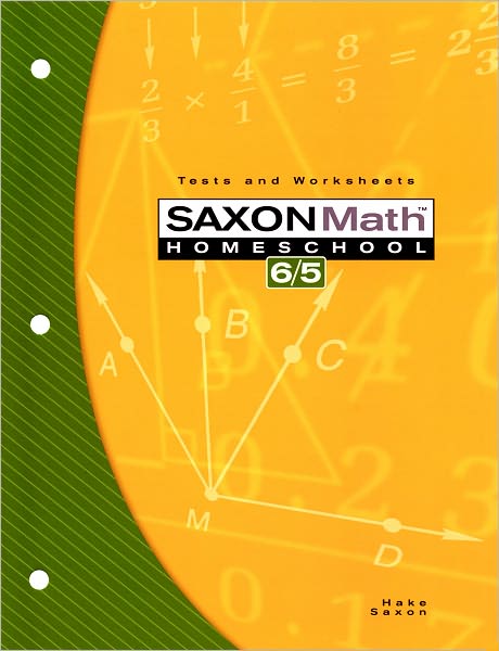 Saxon Math 6/5 Homeschool: Testing Book 3rd Edition
