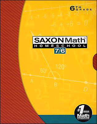 Saxon Math 7/6: Homeschool Set/Box