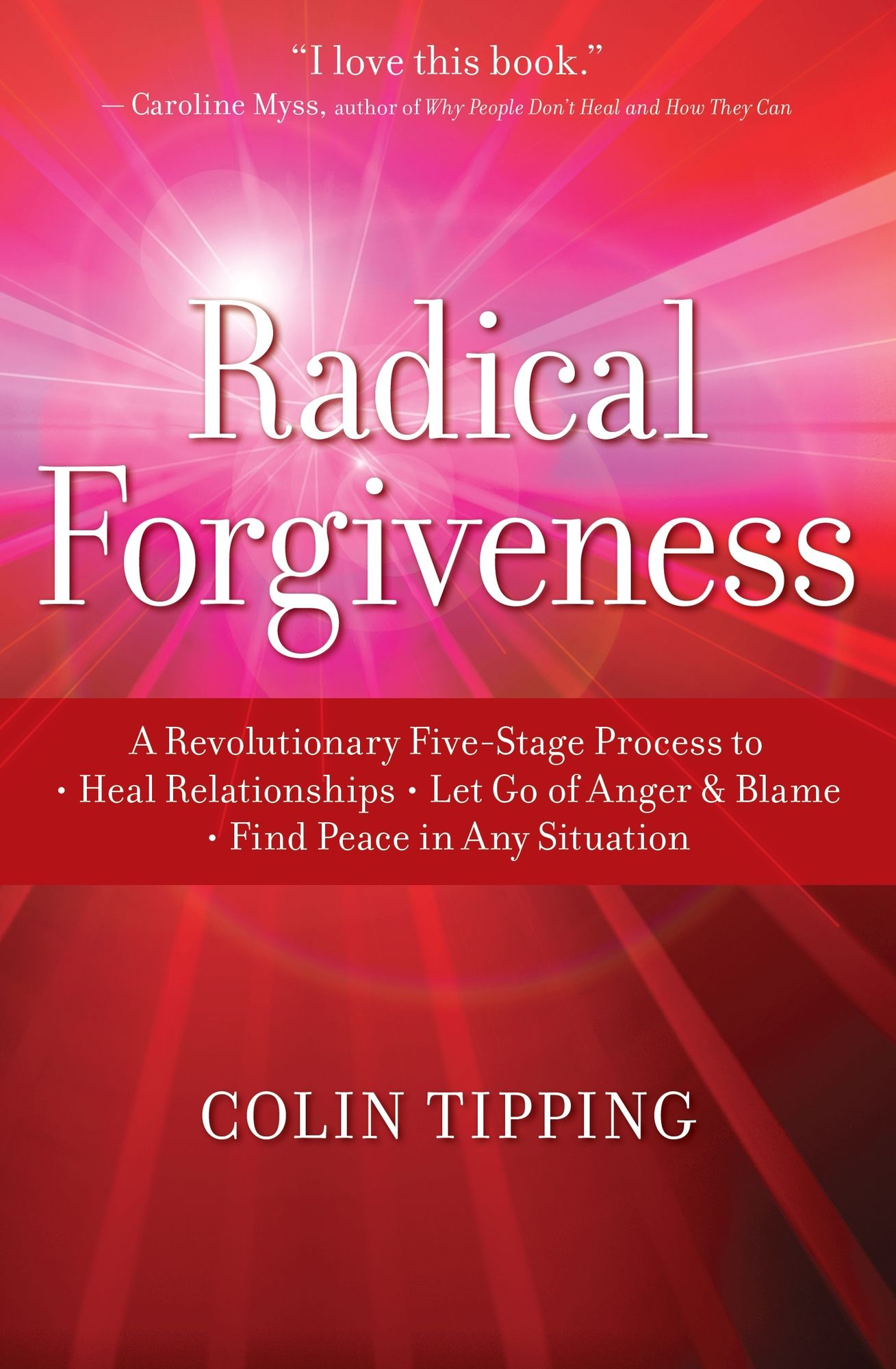 Radical Forgiveness: A Revolutionary Five-Stage Process to:- Heal Relationships - Let Go of Anger and Blame - Find Peace in Any Situation