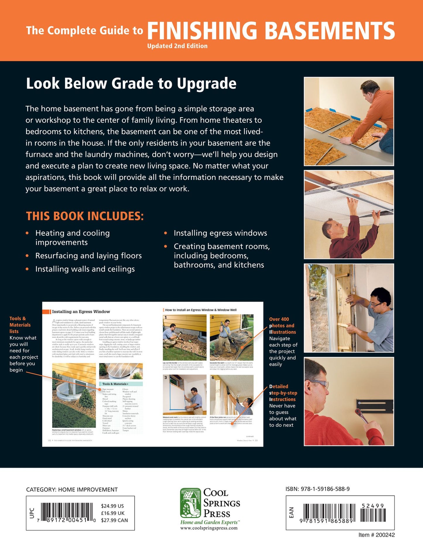 Black & Decker The Complete Guide to Finishing Basements: Projects and Practical Solutions for Converting Basements into Livable Space