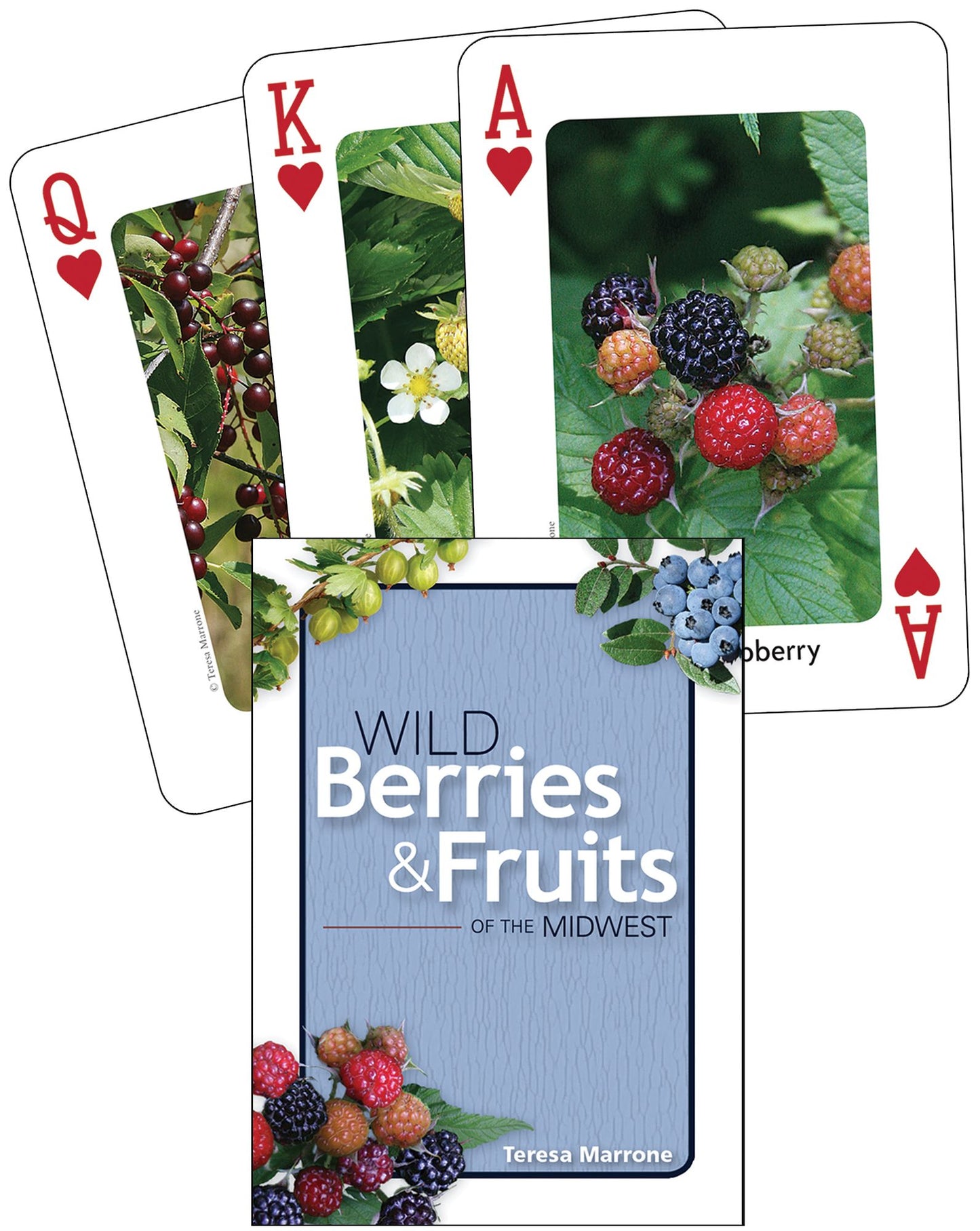 Wild Berries & Fruits of the Midwest Playing Cards