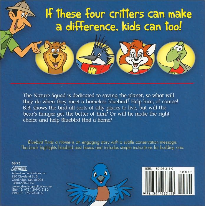 Bluebird Finds a Home (Nature Squad Series)