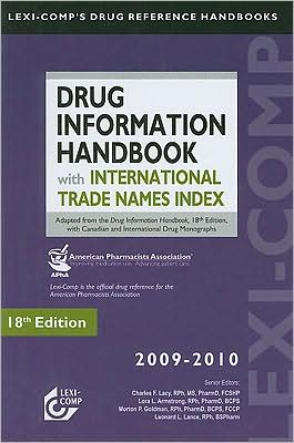 Drug Information Handbook with International Trade Names Index 2009-10