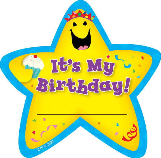 It's My Birthday! Star Badges