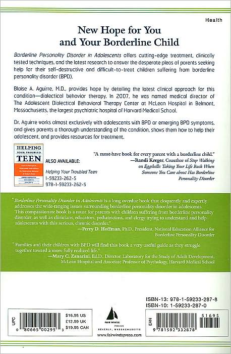 Borderline Personality Disorder in Adolescents: A Complete Guide to Understanding and Coping When Your Adolescent has BPD