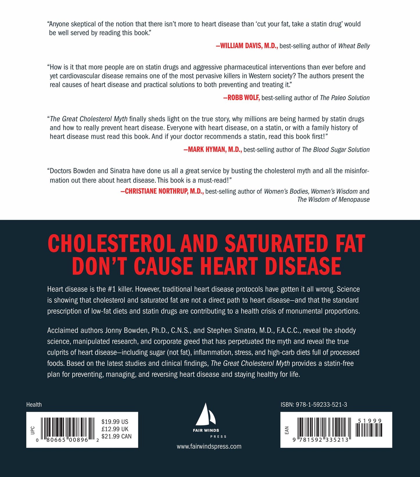 The Great Cholesterol Myth: Why Lowering Your Cholesterol Won't Prevent Heart Disease-and the Statin-Free Plan That Will