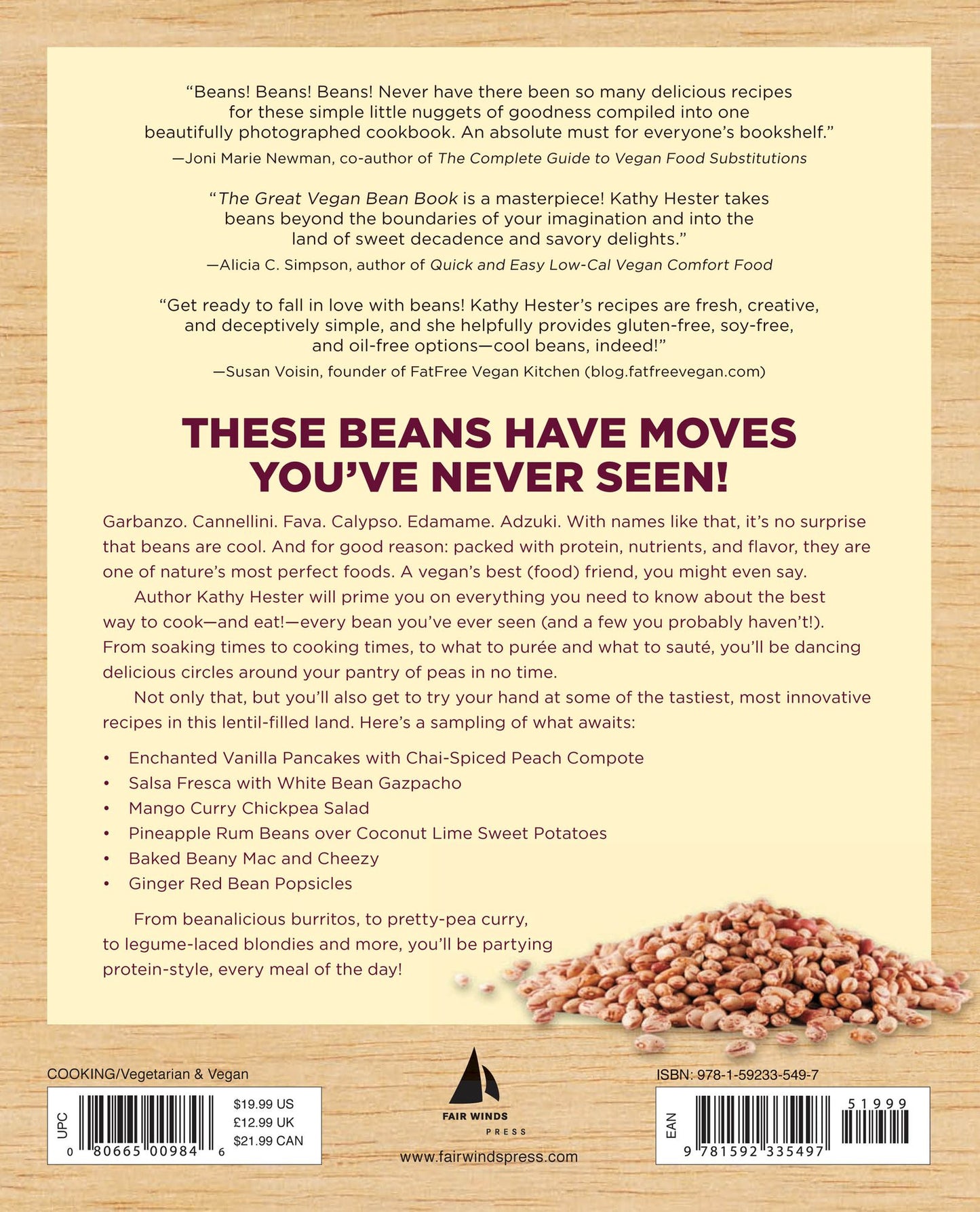 The Great Vegan Bean Book: Lentils, Legumes, and Peas Galore! More than 100 Delicious Plant-Based Dishes Packed with the Kindest Protein in Town