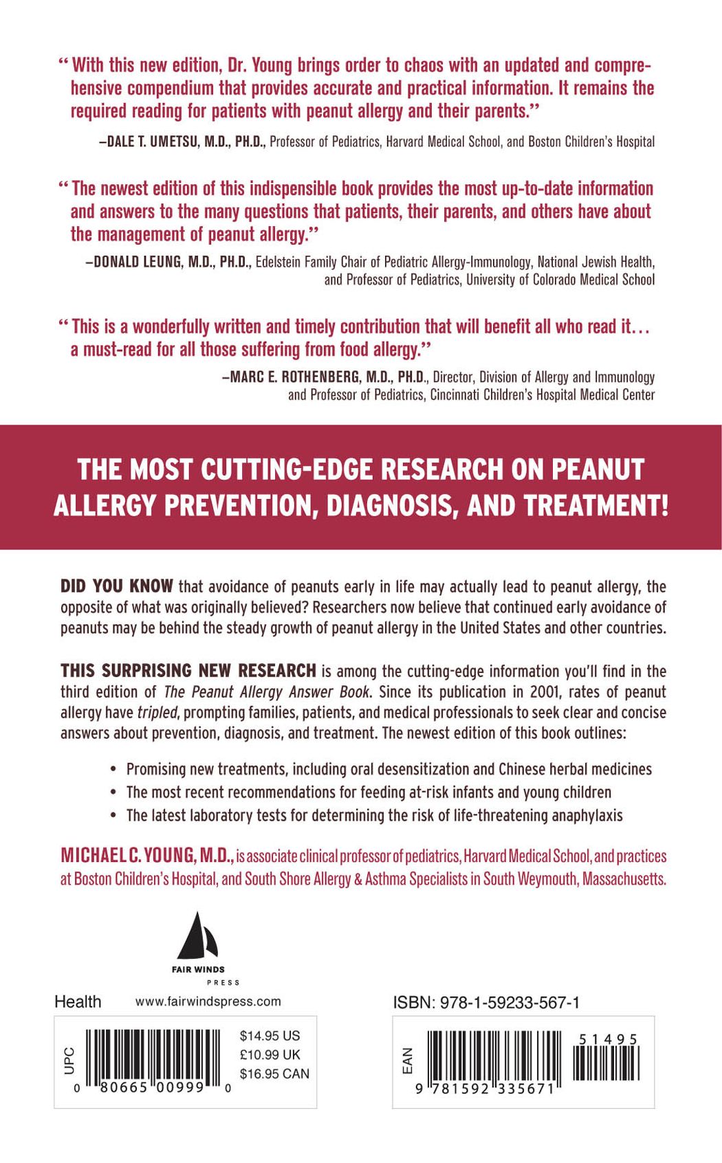 The Peanut Allergy Answer Book, 3rd Ed.
