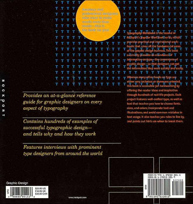 Typography Workbook: A Real-World Guide to Using Type in Graphic Design