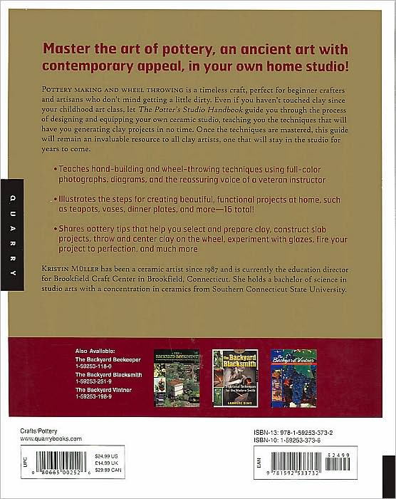 Potter's Studio Handbook: A Start-to-Finish Guide to Hand-Built and Wheel-Thrown Ceramics
