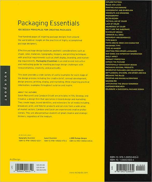 Packaging Essentials: 100 Design Principles for Creating Packages