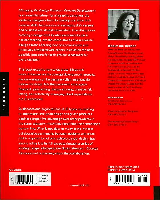 Managing the Design Process-Concept Development: An Essential Manual for the Working Designer
