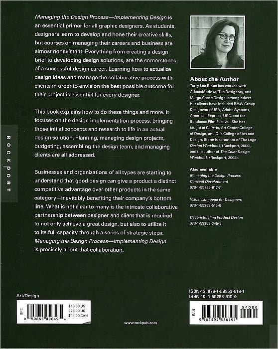 Managing the Design Process-Implementing Design: An Essential Manual for the Working Designer