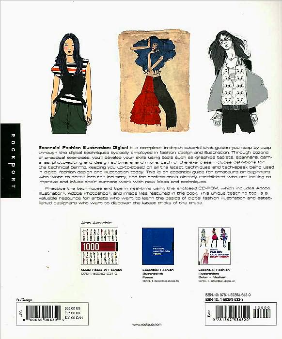 Essential Fashion Illustration: Digital: Includes CD-ROM AI/JPEG/PSD