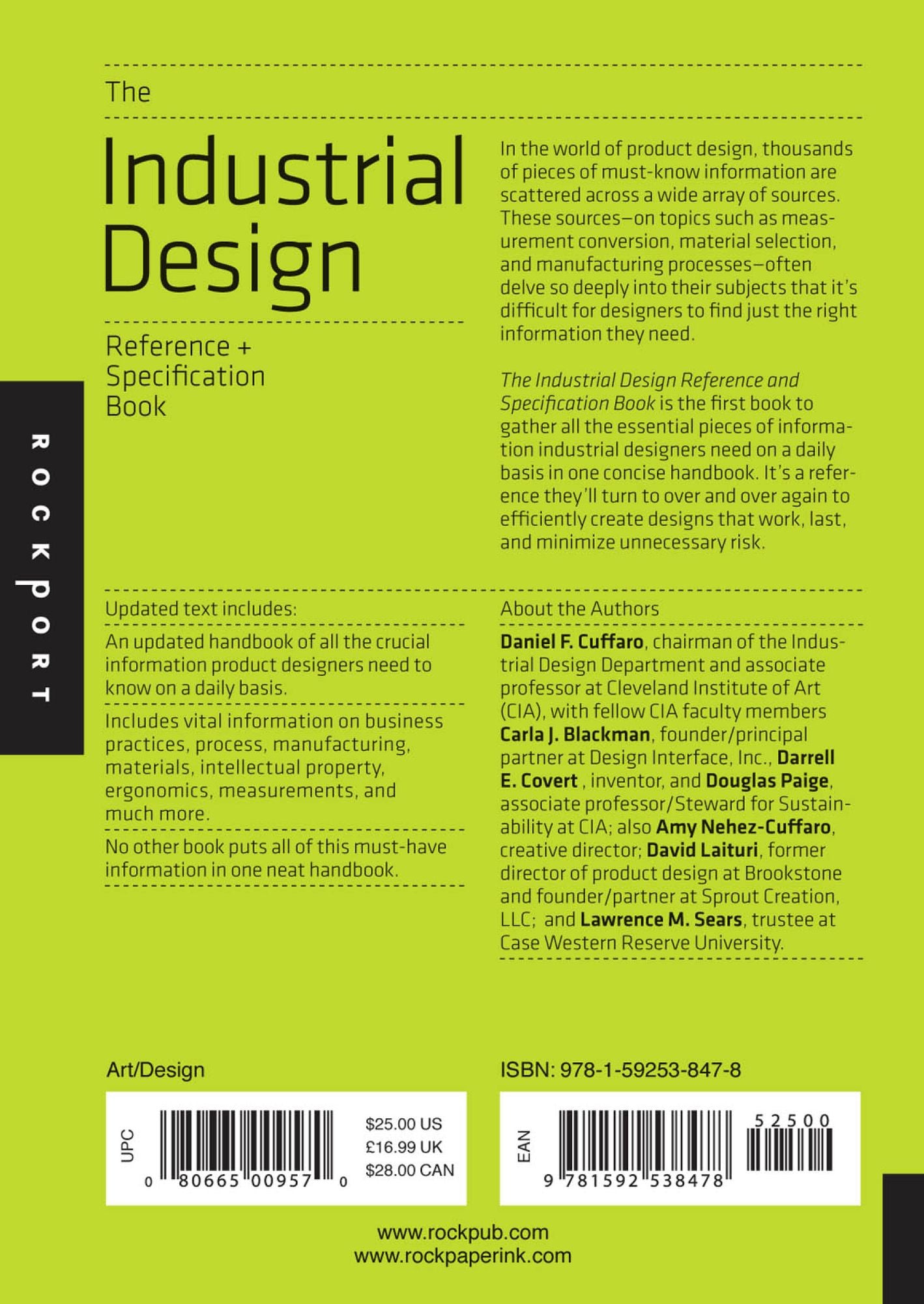 The Industrial Design Reference & Specification Book: Everything Industrial Designers Need to Know Every Day