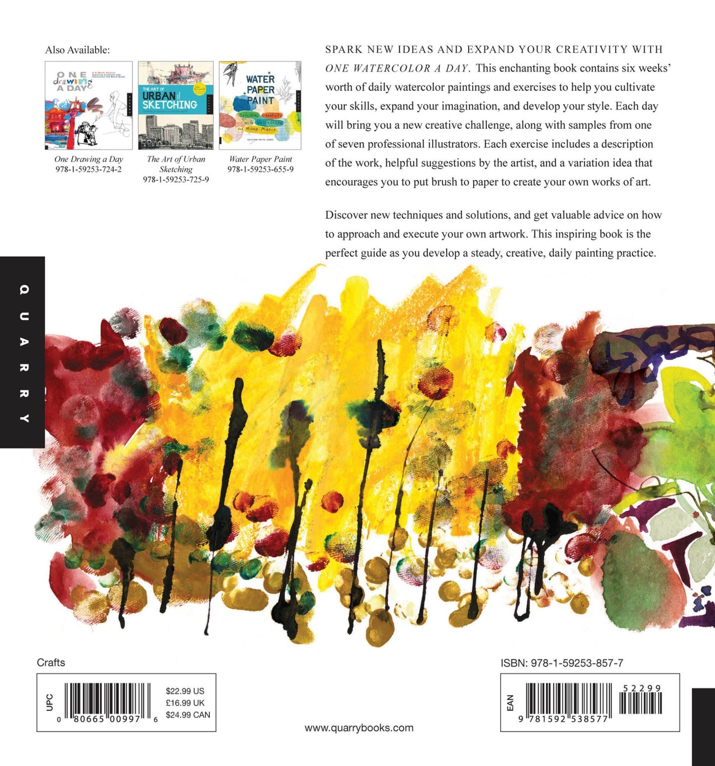 One Watercolor a Day: A 6-Week Course Exploring Creativity Using Watercolor, Pattern, and Design