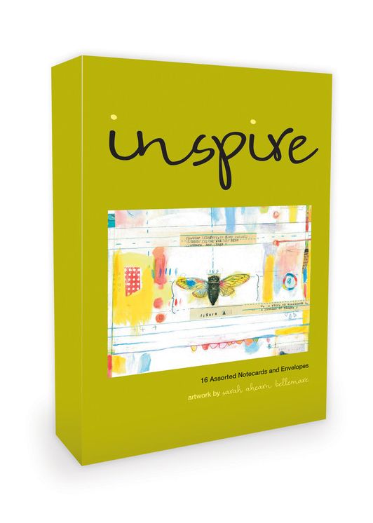 Inspire Note Cards Artwork by Sarah Ahearn Bellemare: 16 Assorted Note Cards and Envelopes