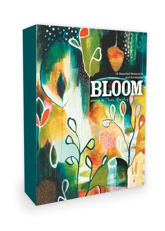 Bloom Note Cards Artwork by Flora Bowley: 16 Assorted Note Cards and Envelopes
