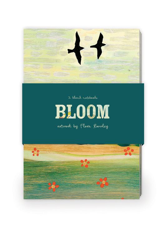 Bloom Artwork by Flora Bowley Journal Collection 1: Set of two 64-page notebooks