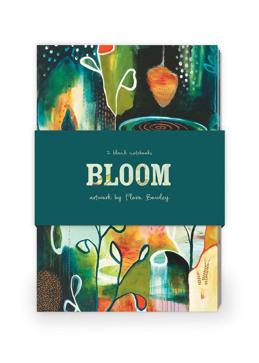 Bloom Artwork by Flora Bowley Journal Collection 2: Set of two 64-page notebooks