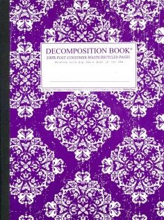 Victoria Purple Decomposition Book : College-ruled Composition Notebook With 100% Post-consumer-waste Recycled Pages
