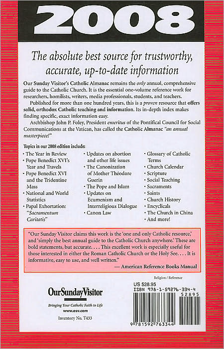 2008 Catholic Almanac