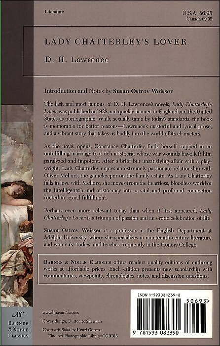Lady Chatterley's Lover (Barnes & Noble Classics Series)