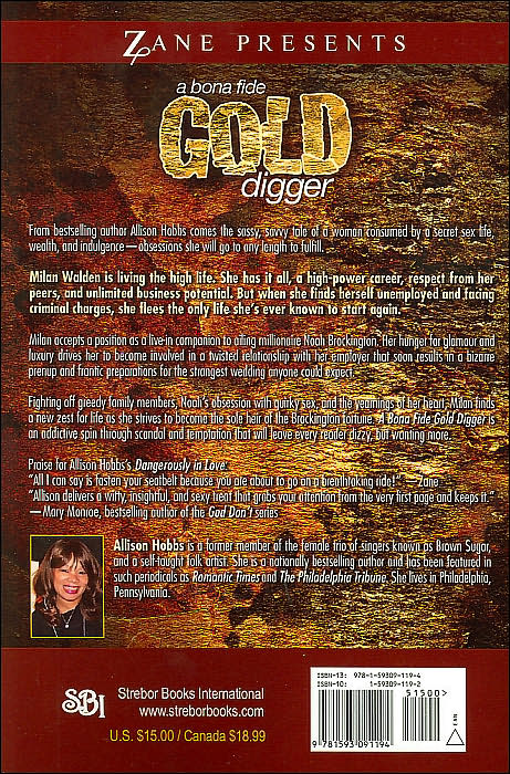 A Bona Fide Gold Digger (Zane Presents Series)