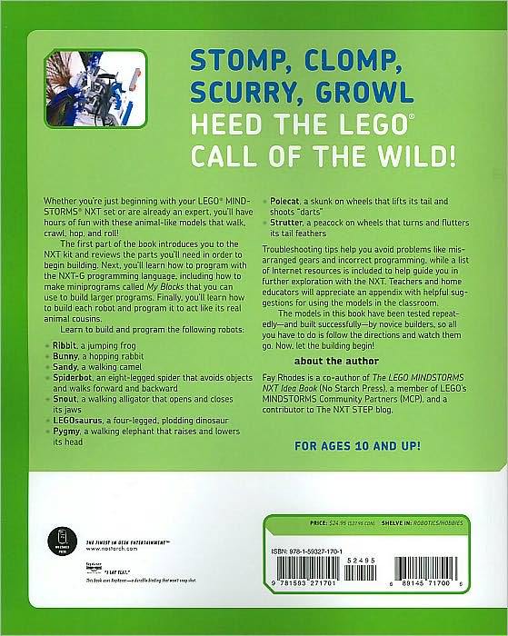 The LEGO MINDSTORMS NXT Zoo!: An Unofficial, Kid-Friendly Guide to Building Animals with LEGO MINDSTORMS NXT