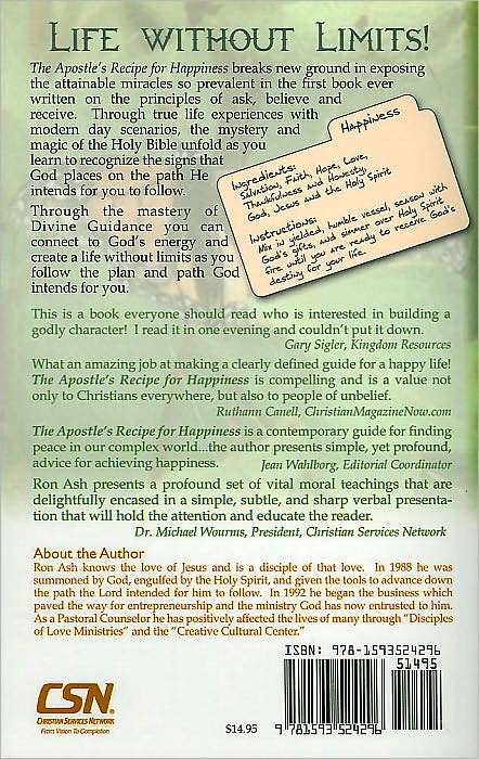Apostle's Recipe for Happiness