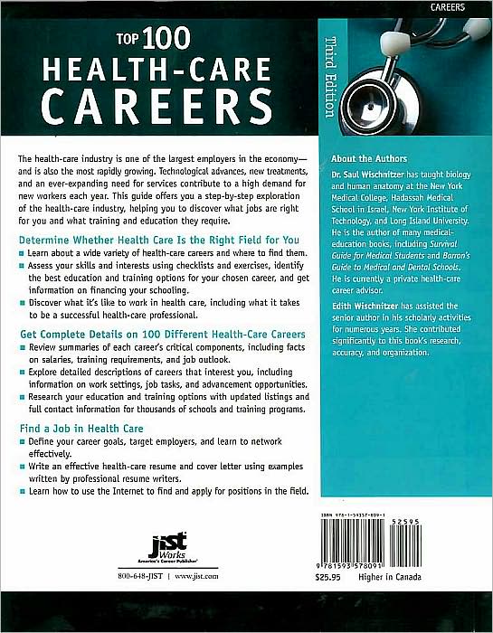 Top 100 Health Care Careers, Third Edition
