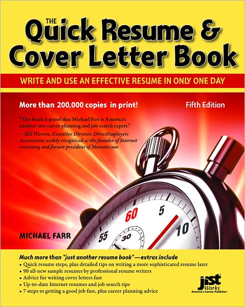 Quick Resume & Cover Letter Book, Fifth Edition