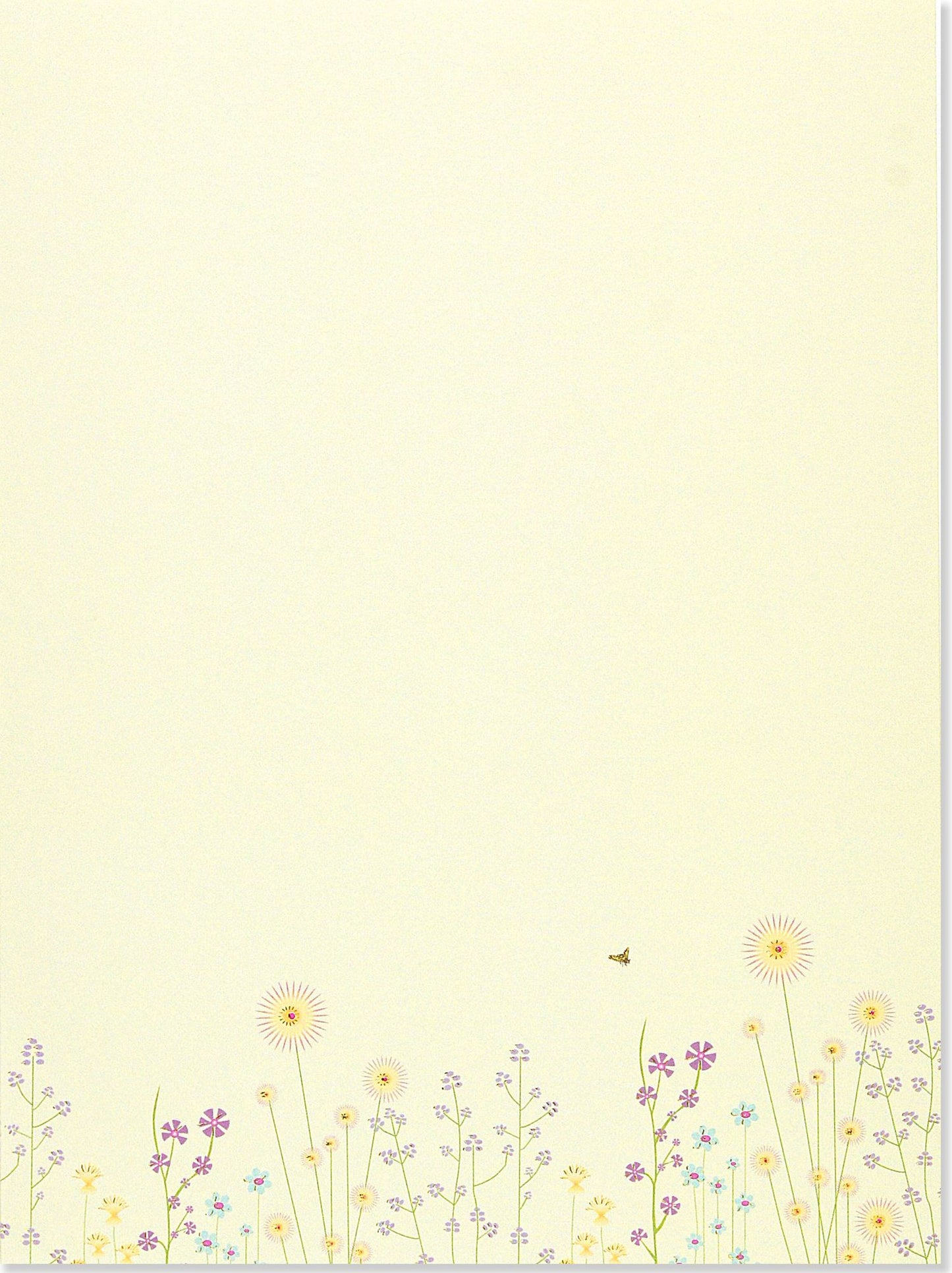 Sparkly Garden Stationery Set Set of 30