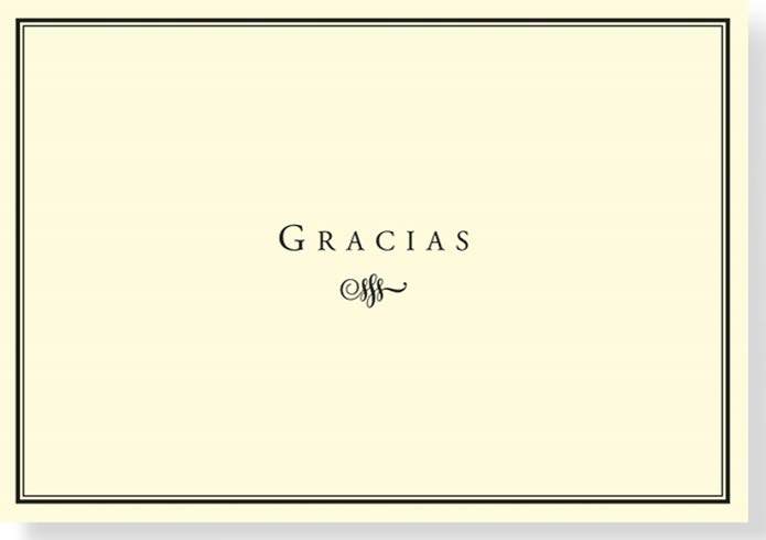 Gracias Thank You Notes Set of 14