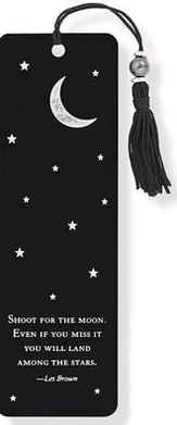 Shoot for the Moon Beaded Bookmark