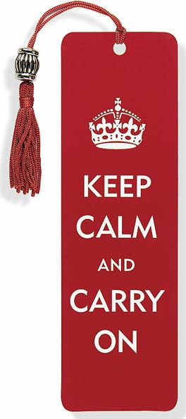 Keep Calm and Carry On Bookmark